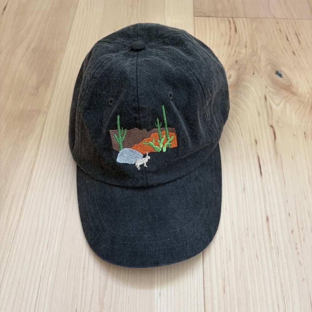 Cactus Desert Hat - Adjustable - Charcoal